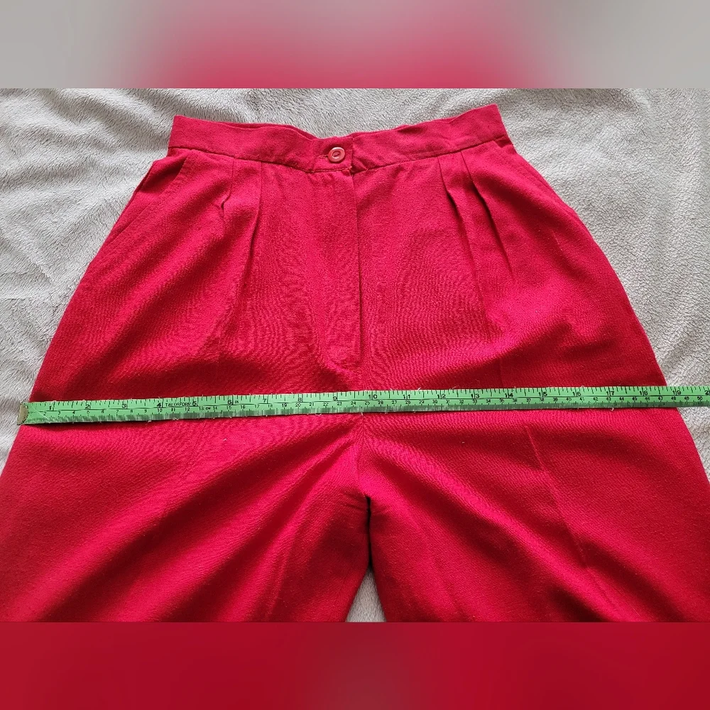 Brand New- High Waisted Pants in Raw Silk - Picture 6 of 10
